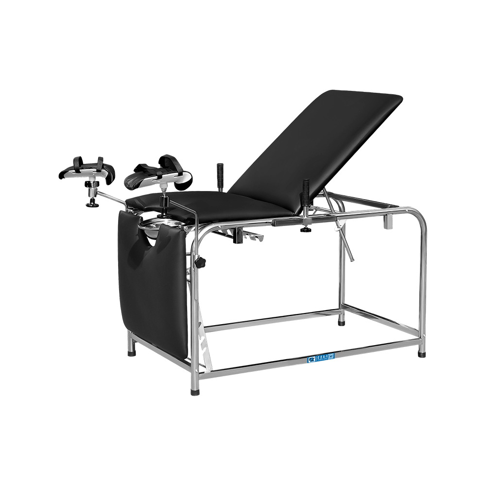 YC-C105(II) Manual Stainless Steel Gynecology Obstetric Table