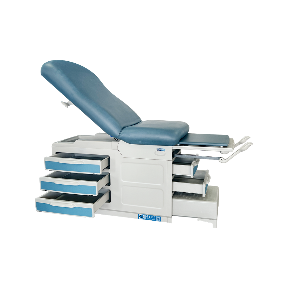 YC-C112 Mechanical Gynecology Exam Chair With Drawers