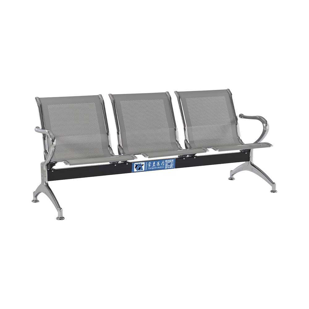BDEC201 Stainless Steel 3 Seat Waiting Chair