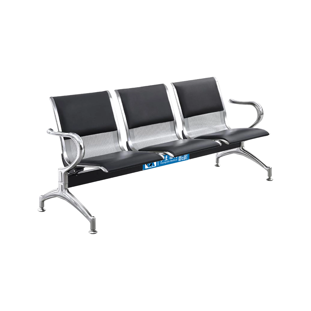 BDEC202 Hospital Public Area Steel Waiting Benches Chair