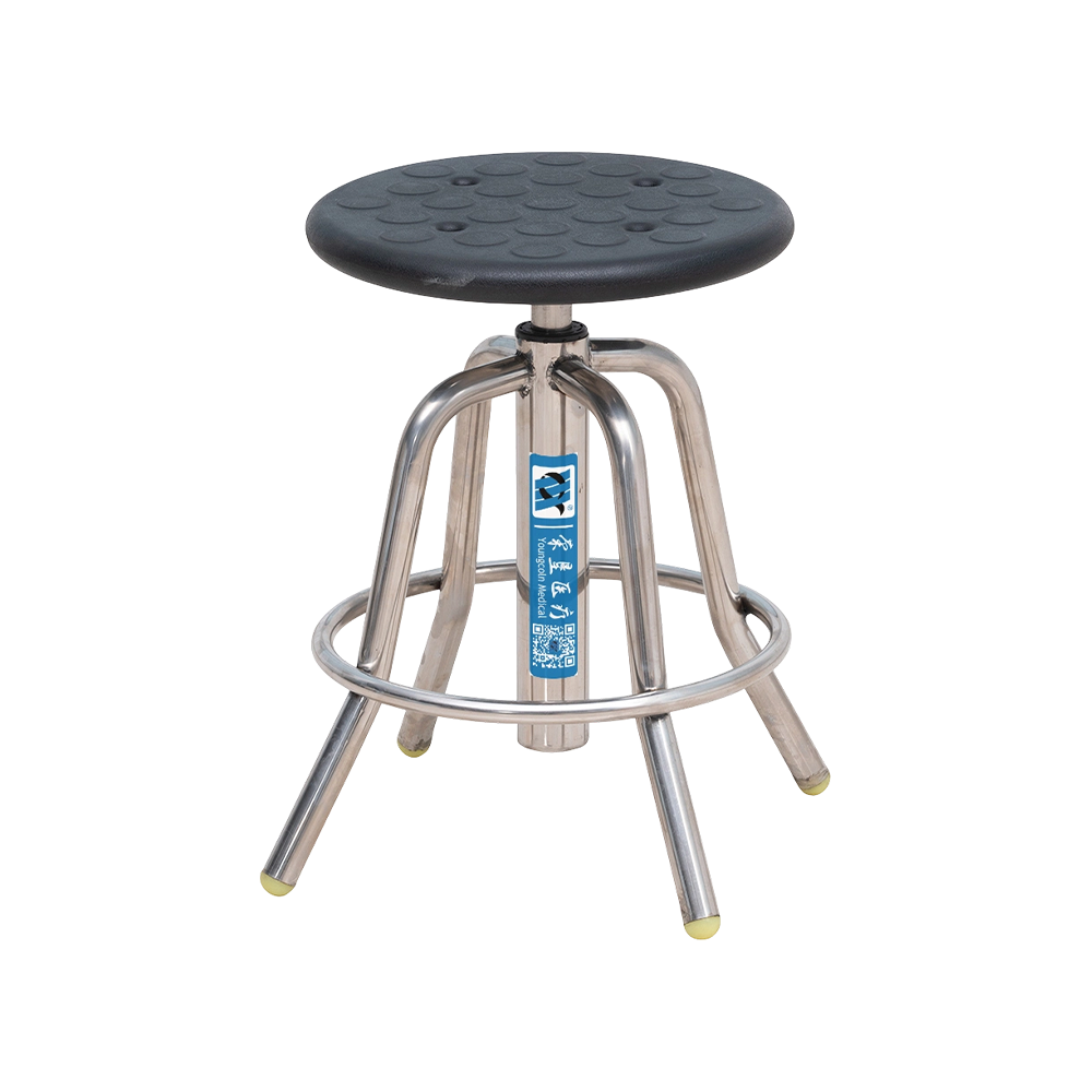 BDEC204(II) Medical Hospital Stainless Steel Nurse Stool
