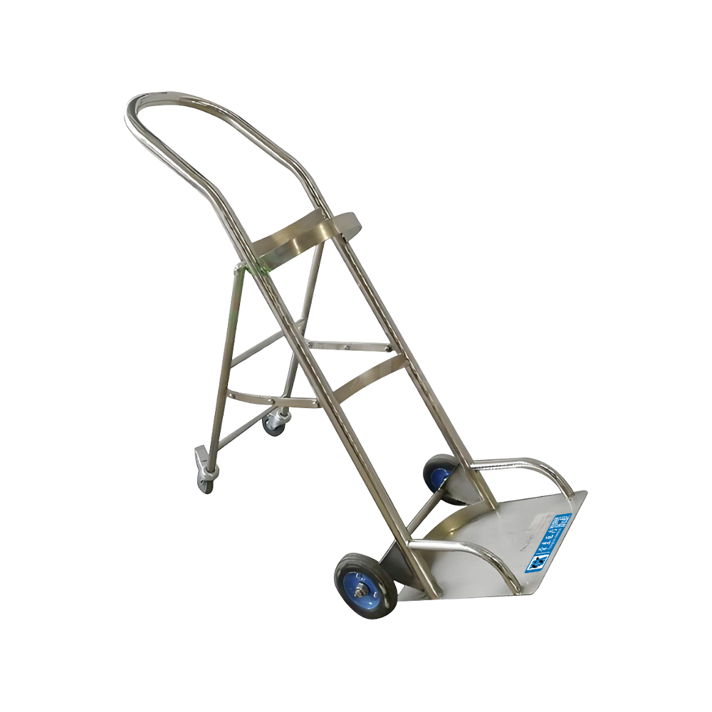 BDT109 Mobile Stainless Steel Hospital Oxygen Cylinder Trolley