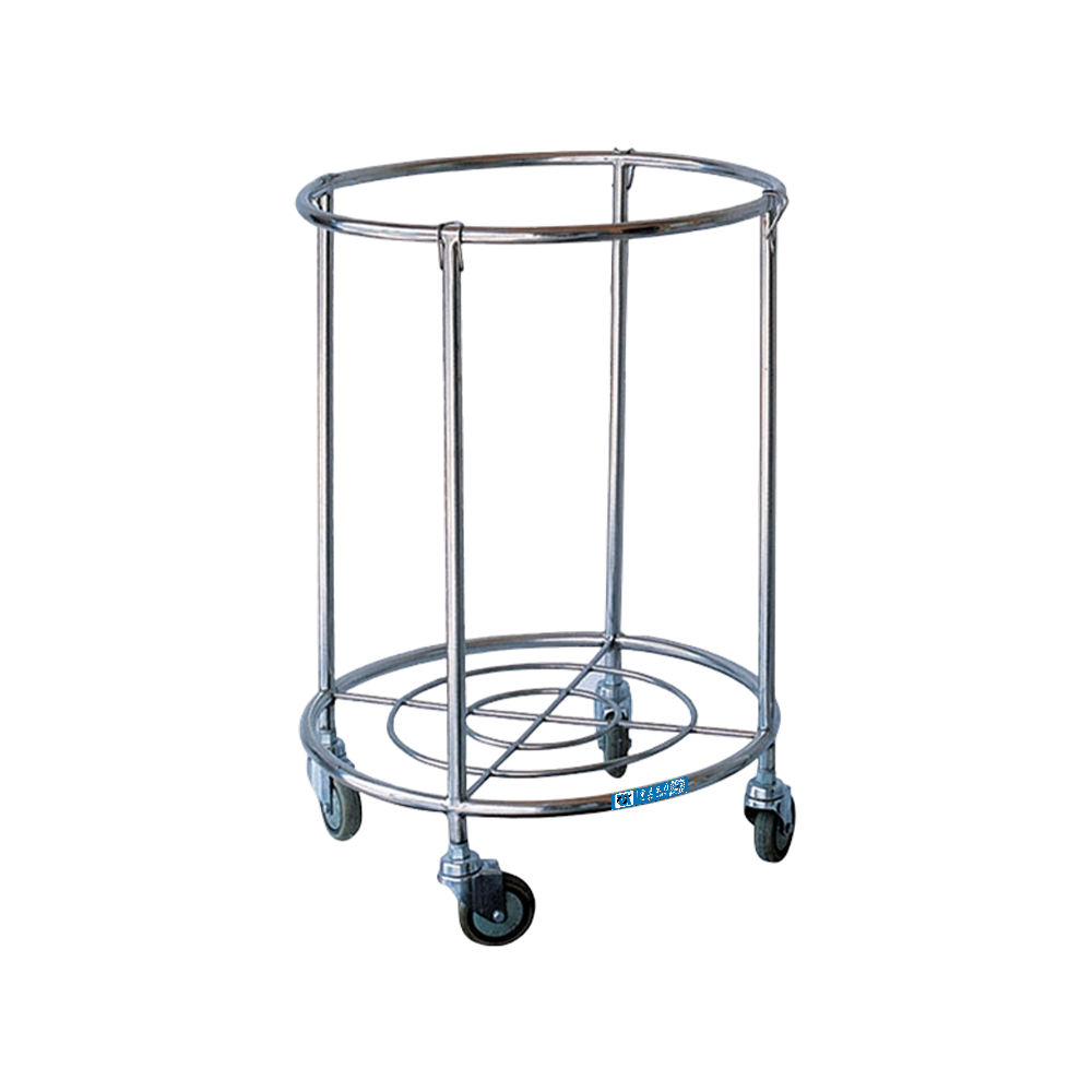 BDT211 Mobile Stainless Steel Hospital Round Clean Linen Trolley