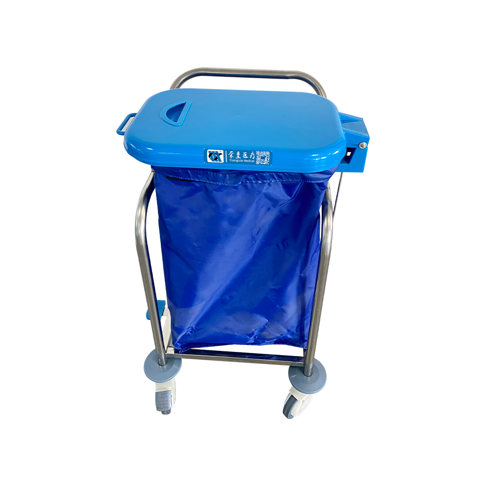 BDT211(II) Mobile Stainless Steel Hospital Dirty Linen Cart