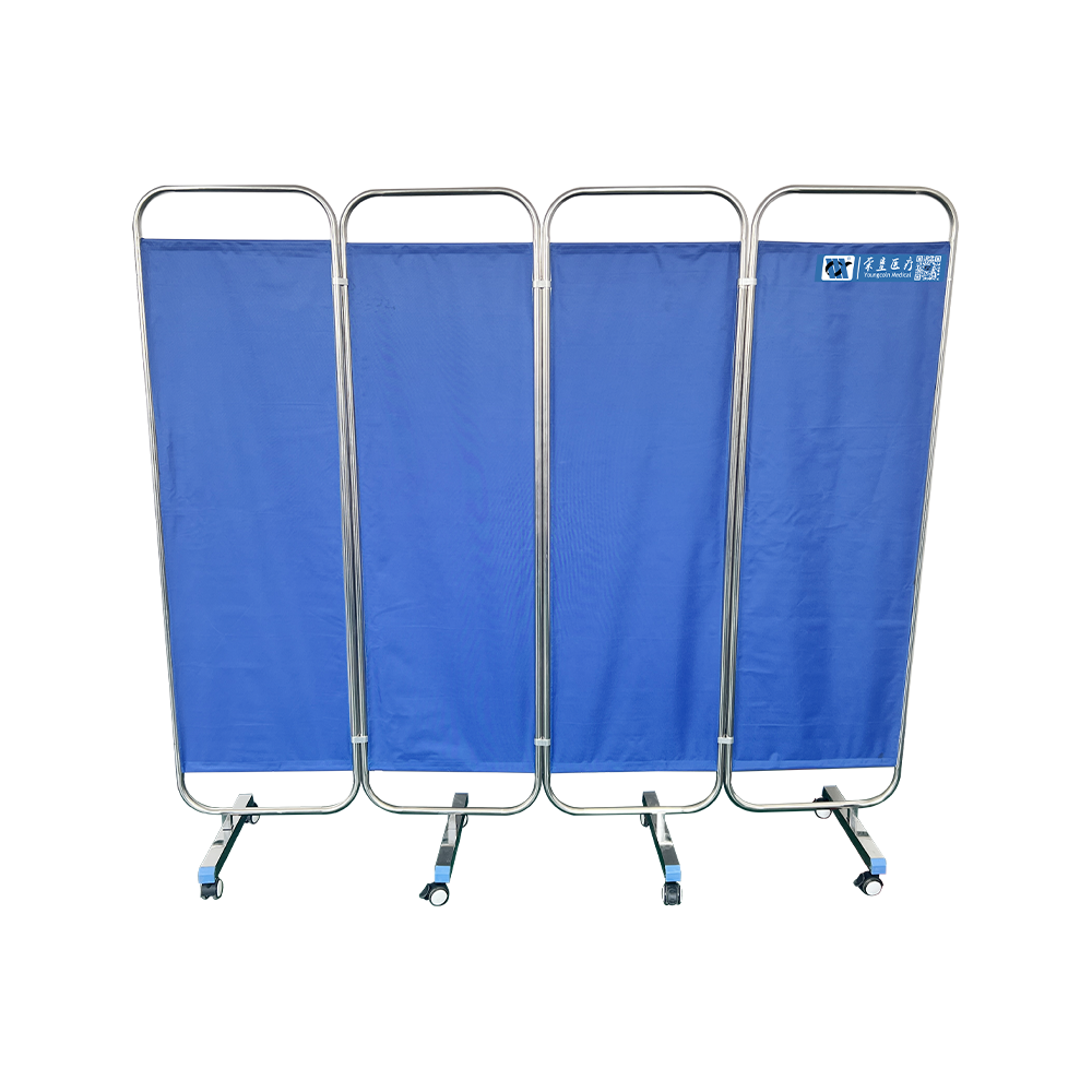 BDT229 Mobile Hospital Ward Screen Stand 4 Fold