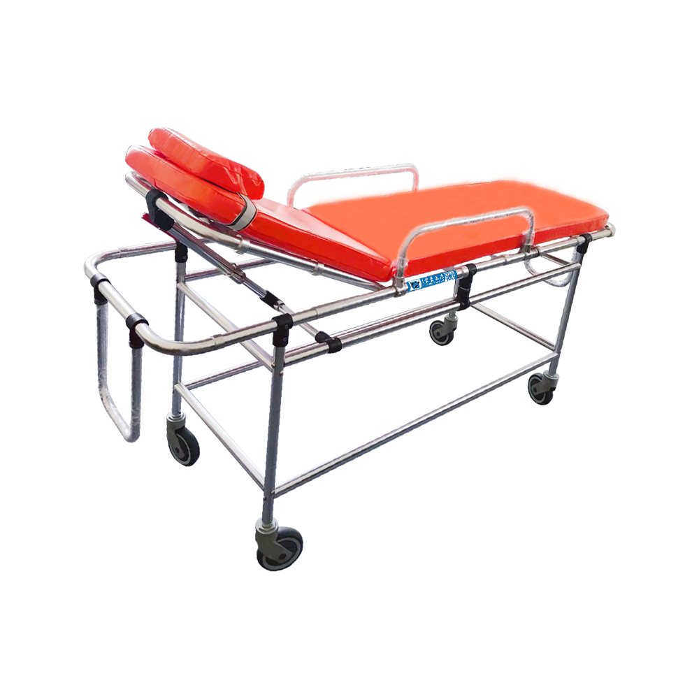 BDTT208 Manual MRI Non-Magnetic Fixed Stretcher Trolley