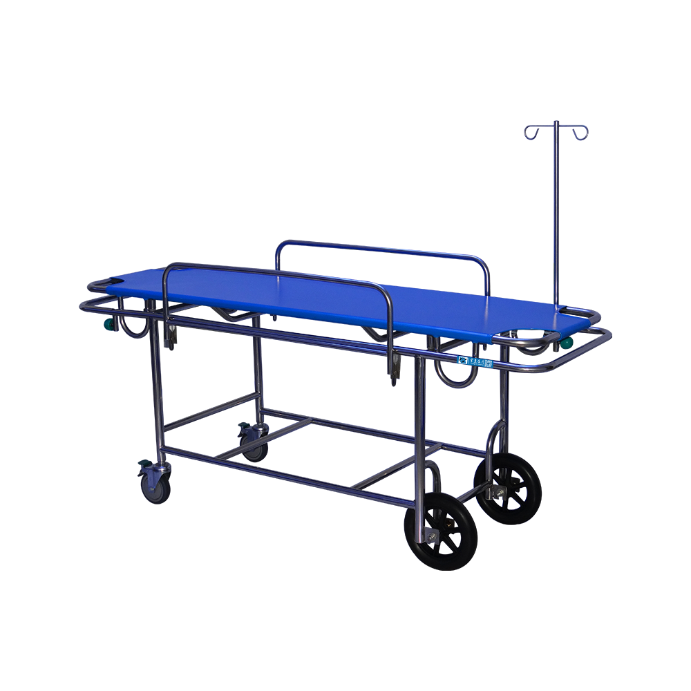 BDTT209 Manual Stainless Steel Patient Transfer Trolley