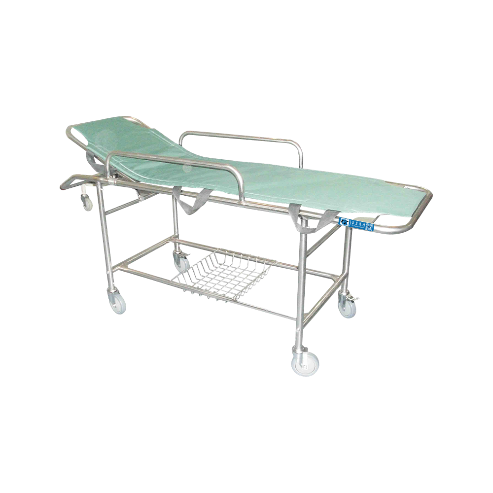 BDTT209 Manual Stainless Steel Patient Transfer Trolley