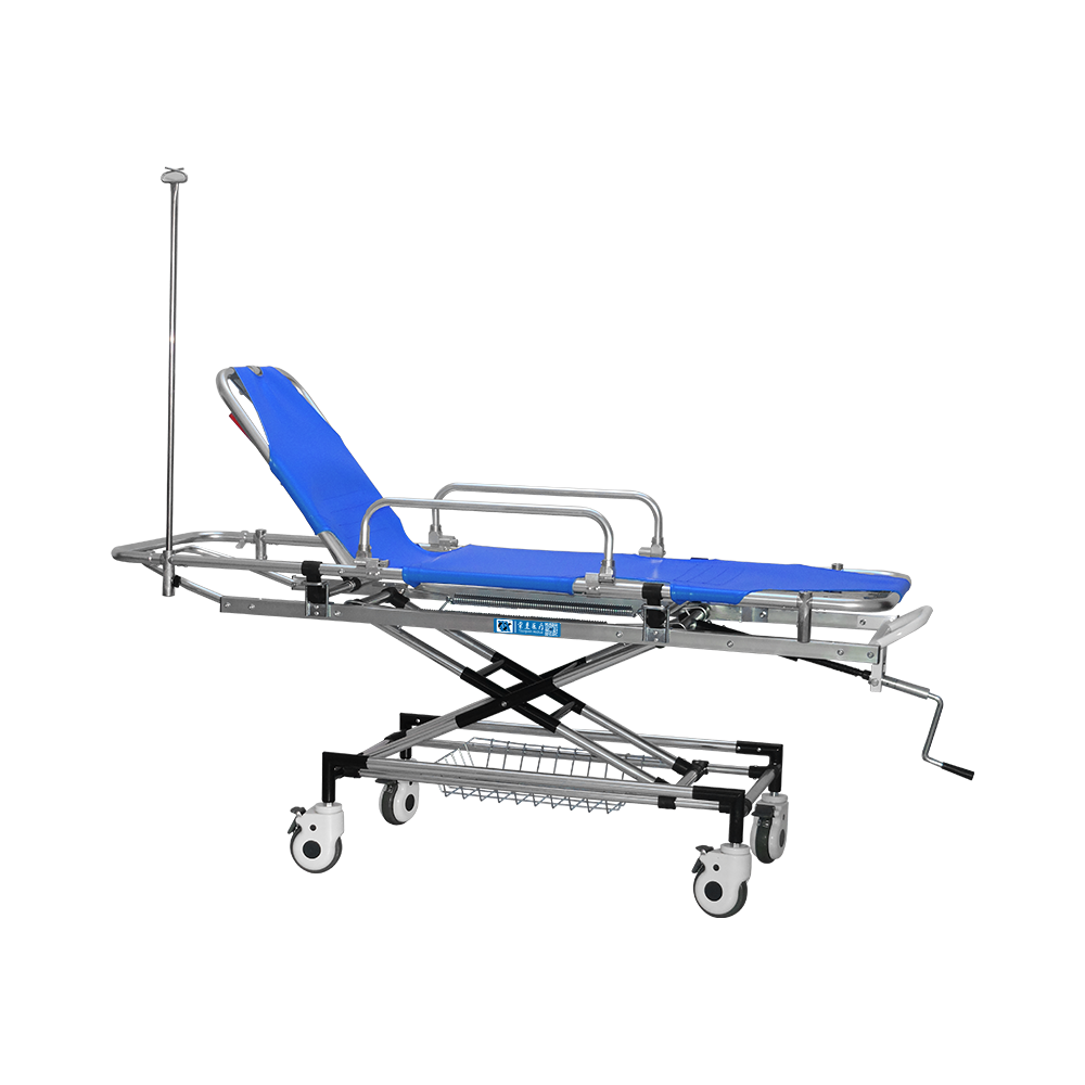 BDTT201 Manual Aluminum Patient Transfer Trolley