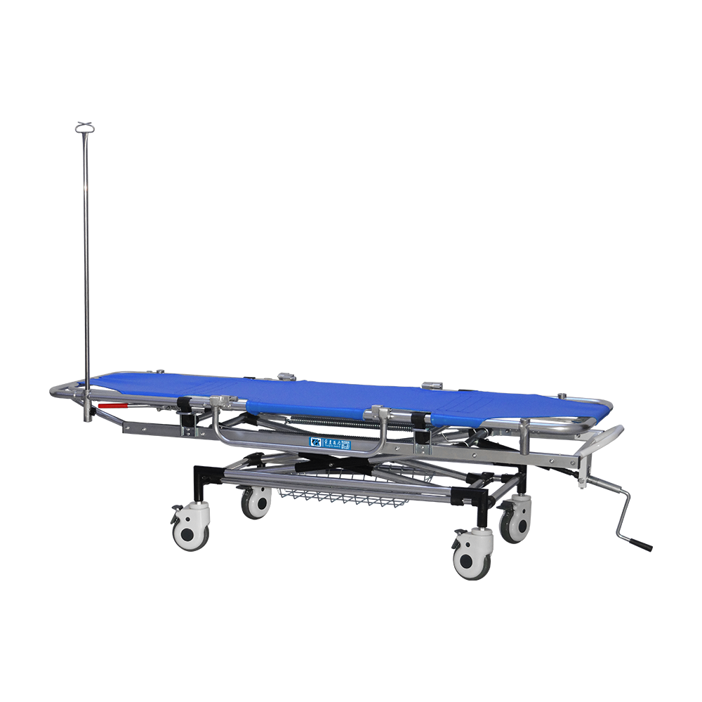BDTT201 Manual Aluminum Patient Transfer Trolley