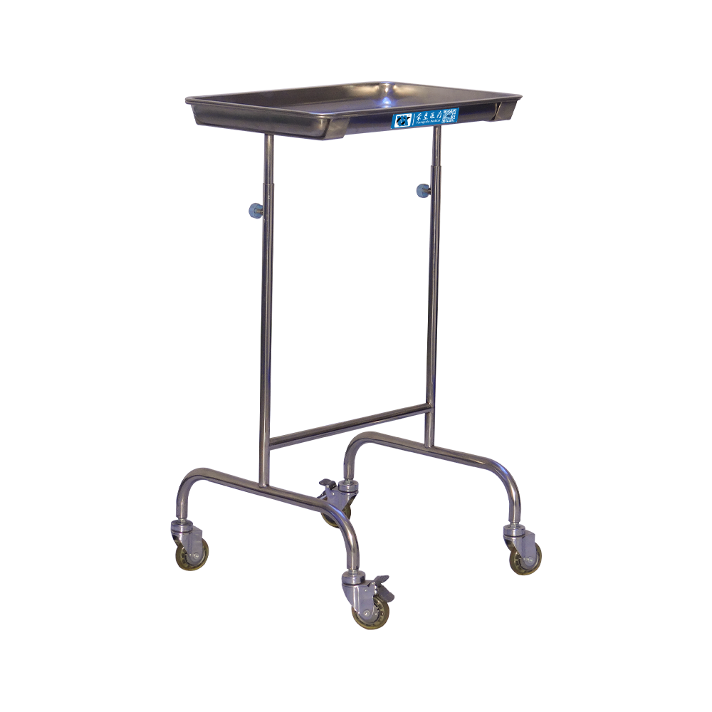 BDT302 Mobile Stainless Steel Mayo Instrument Table