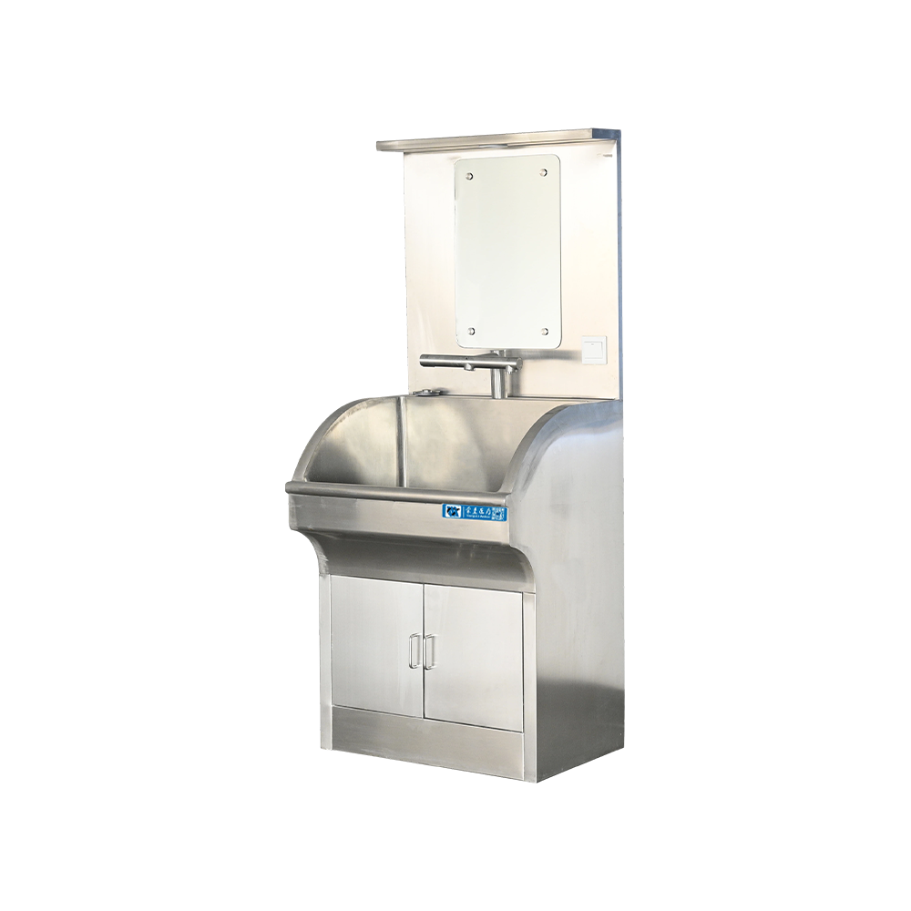 BDCB13 Mobile Stainless Steel Surgical Scrub Sink with Storage Cabinet  