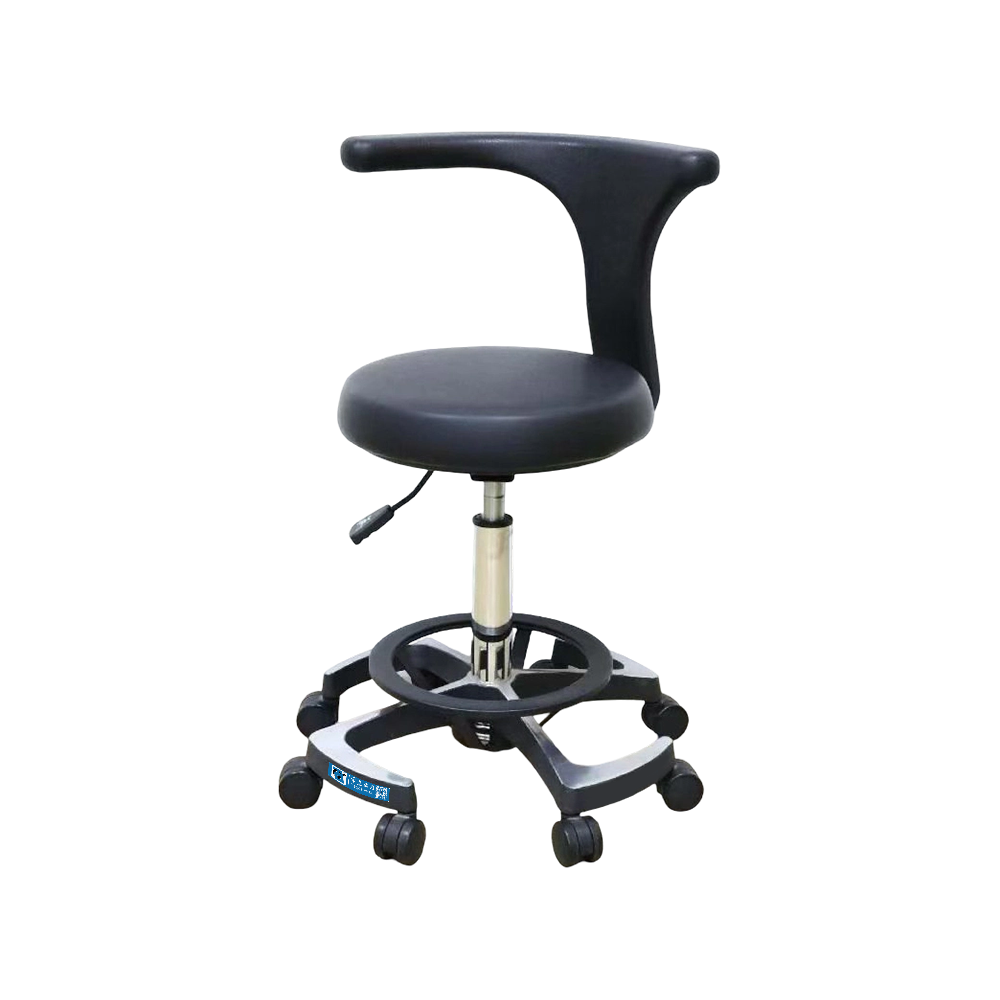 BDEC210 Medical Doctor Stool Height Adjustable and Back-rest Support