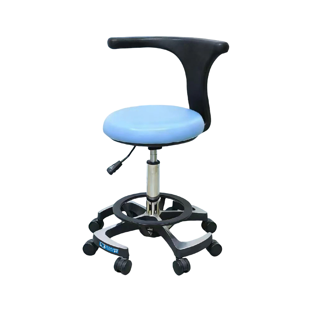 BDEC210 Medical Doctor Stool Height Adjustable and Back-rest Support