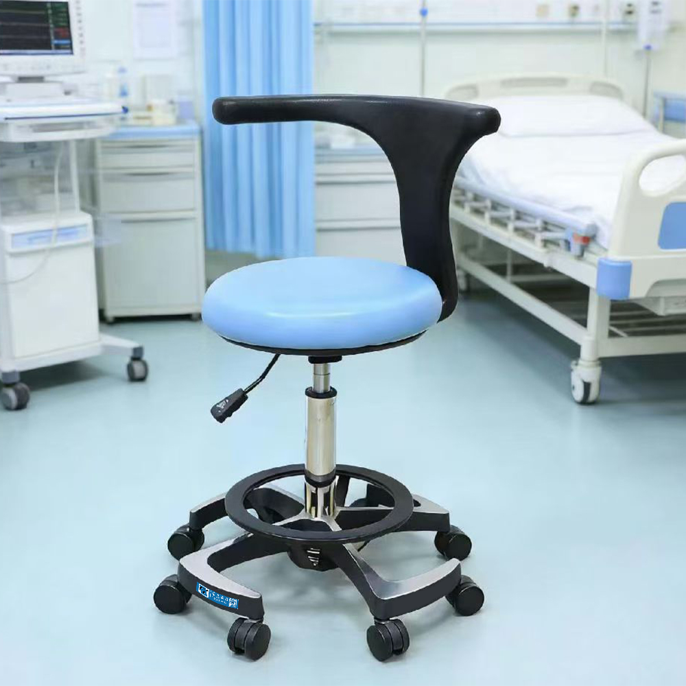 BDEC210 Medical Doctor Stool Height Adjustable and Back-rest Support