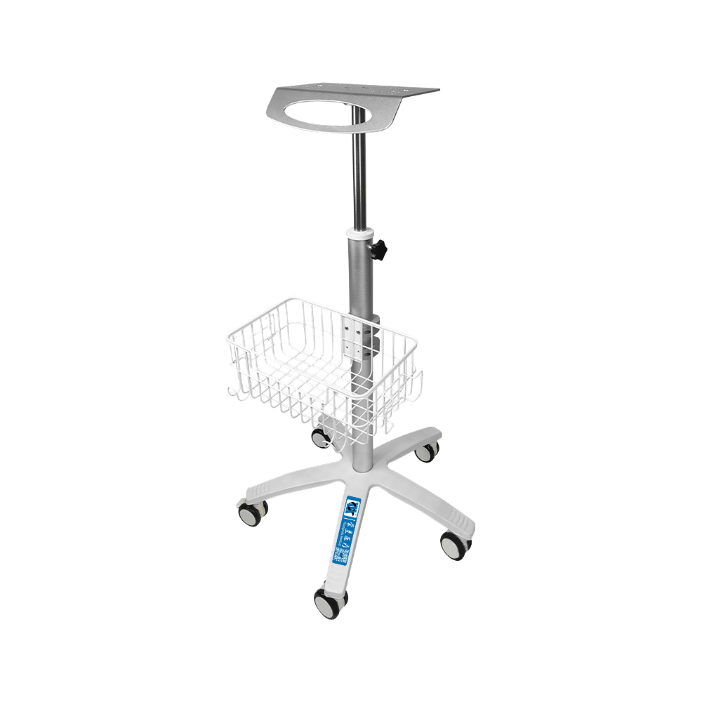 MT003A Mobile Medical Monitor Trolley On Wheels