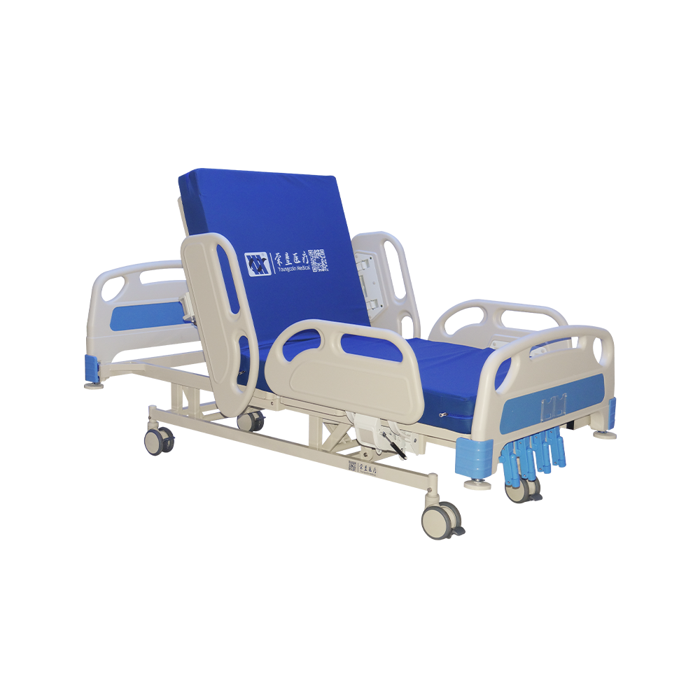 YC-T5618L Manual Hospital Bed 5 Functions with Corner Bumper