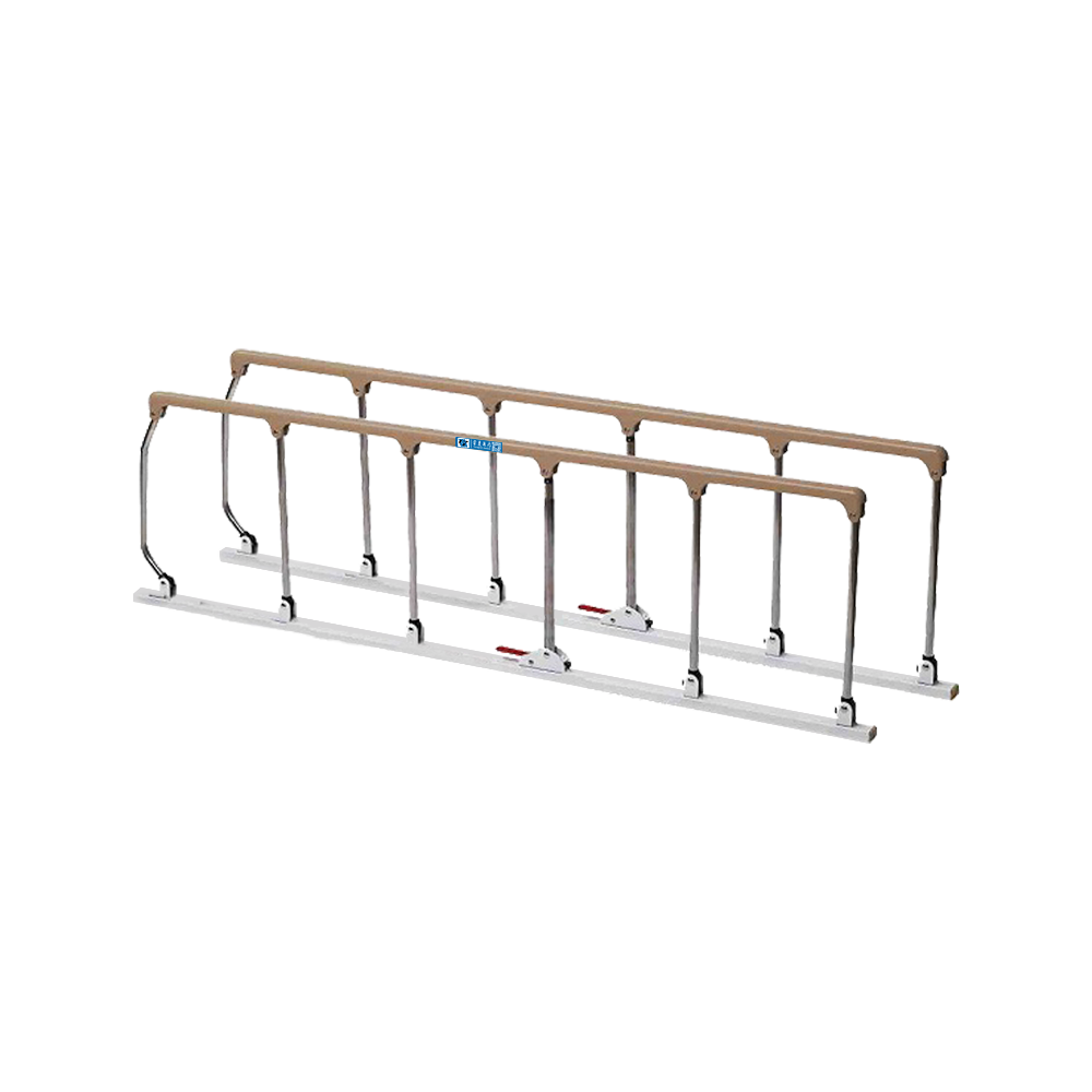 BDCB027 ABS material Adjustable Aluminum Guardrails For Hospital Bed