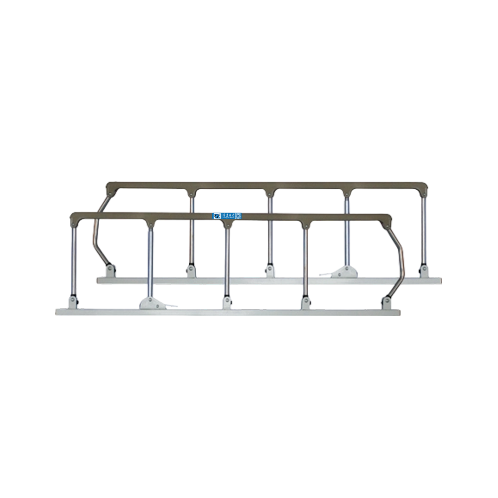 BDCB027 ABS material Adjustable Aluminum Guardrails For Hospital Bed