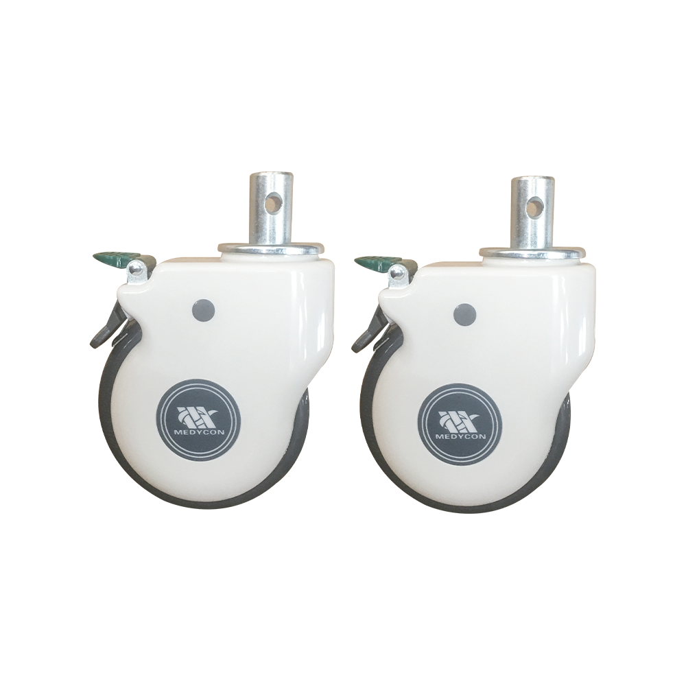 BDEC032 Standard Accessories Steel chromed material Mobile Wheels