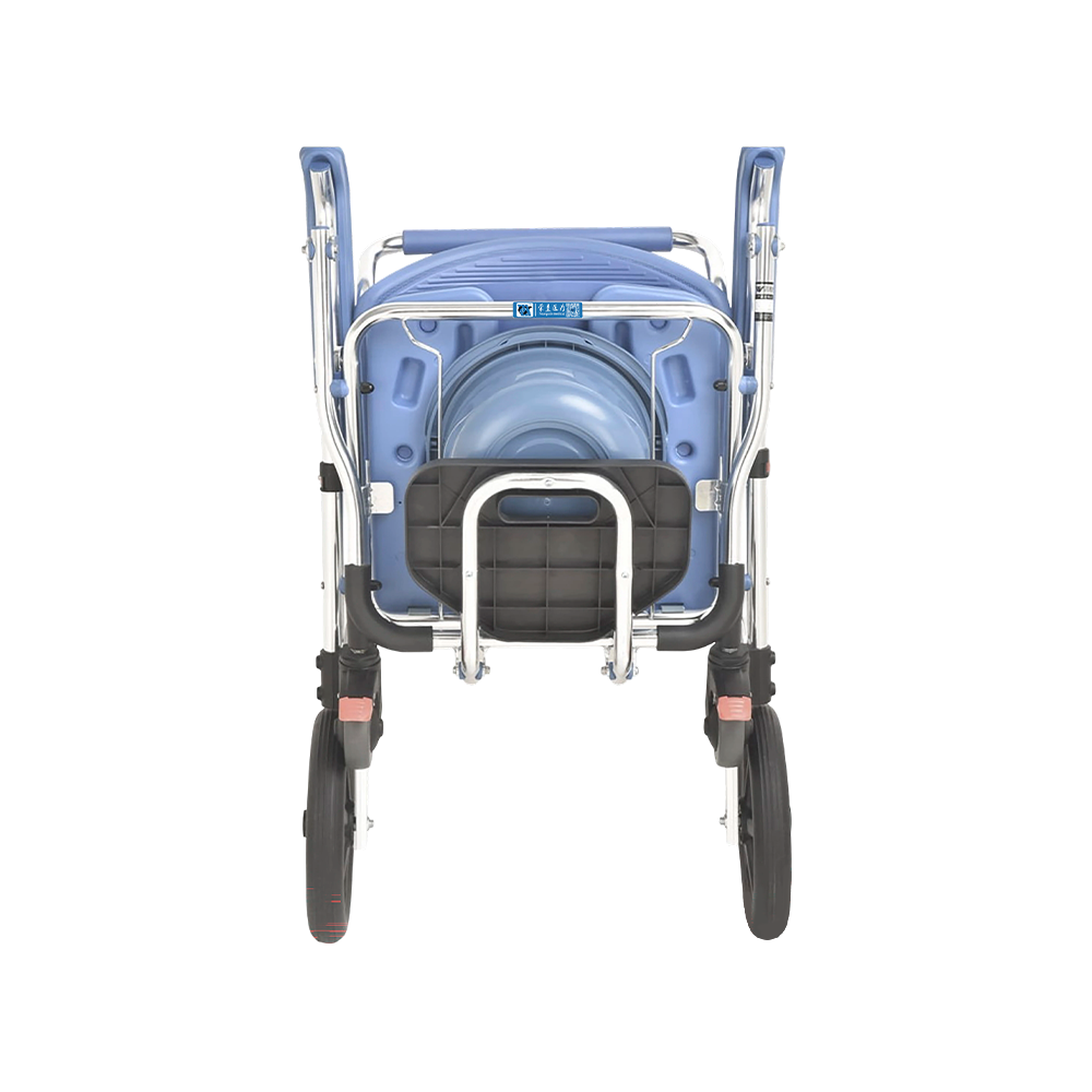 FY697LF1 Comfortable Folding Transfer Mobility Aid Aluminum EVA Commode Chair